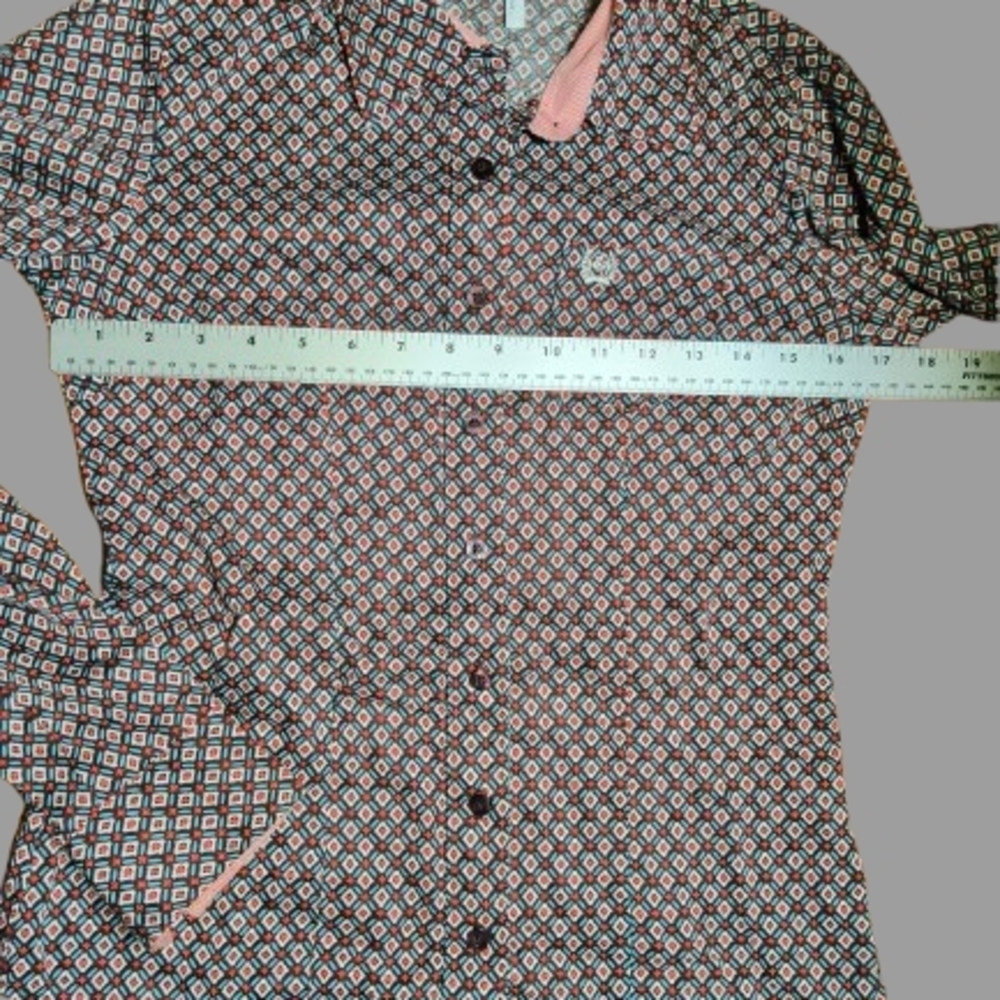 Cinch Multicolor Geometric Button-Up Shirt - Picture 5 of 11